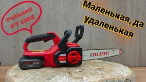 Новинка!!! Аккумуляторная цепная пила FELISATTI FT1162. Тест-обзор инструмента.