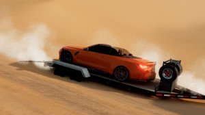 Мультик про Машинки - Бездорожье в пустыне, спортивная машина и эвакуатор. МанкиМульт