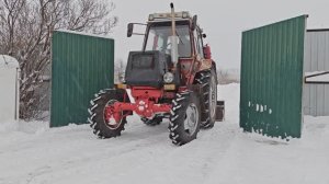 ЛТЗ-55 на снегоборьбе, Т-40 на доставке. (20-21 декабря 2025)
