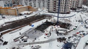 Квартал "Беринг" в Новосибирске - Ход строительства ноябрь 2025