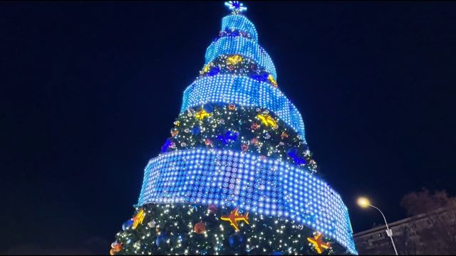 Новогодняя ночь в Москве невероятная красота зимнего города ❄️✨🌃 смотреть онлайн