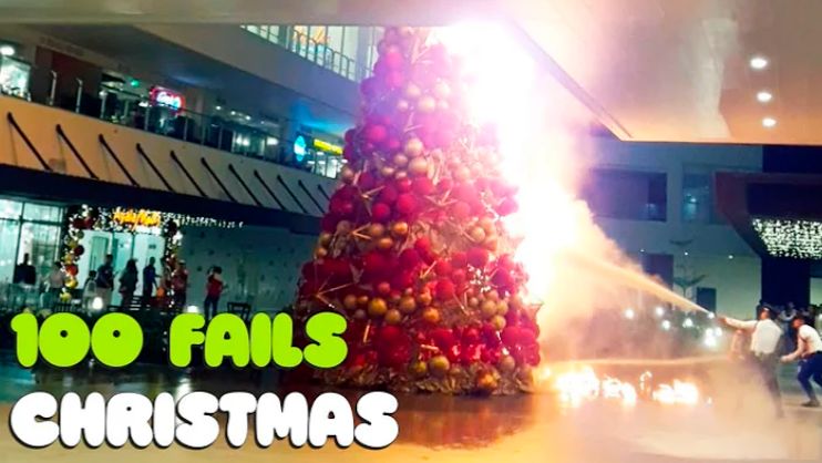 NEW! FailArmy. Best Christmas Fails | Holiday Chaos! 🌲 смотреть онлайн