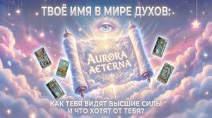 Твоё имя в мире духов: Как тебя видят Высшие Силы и что хотят от тебя? (Вариант 2) 💕 Таро сегодня!