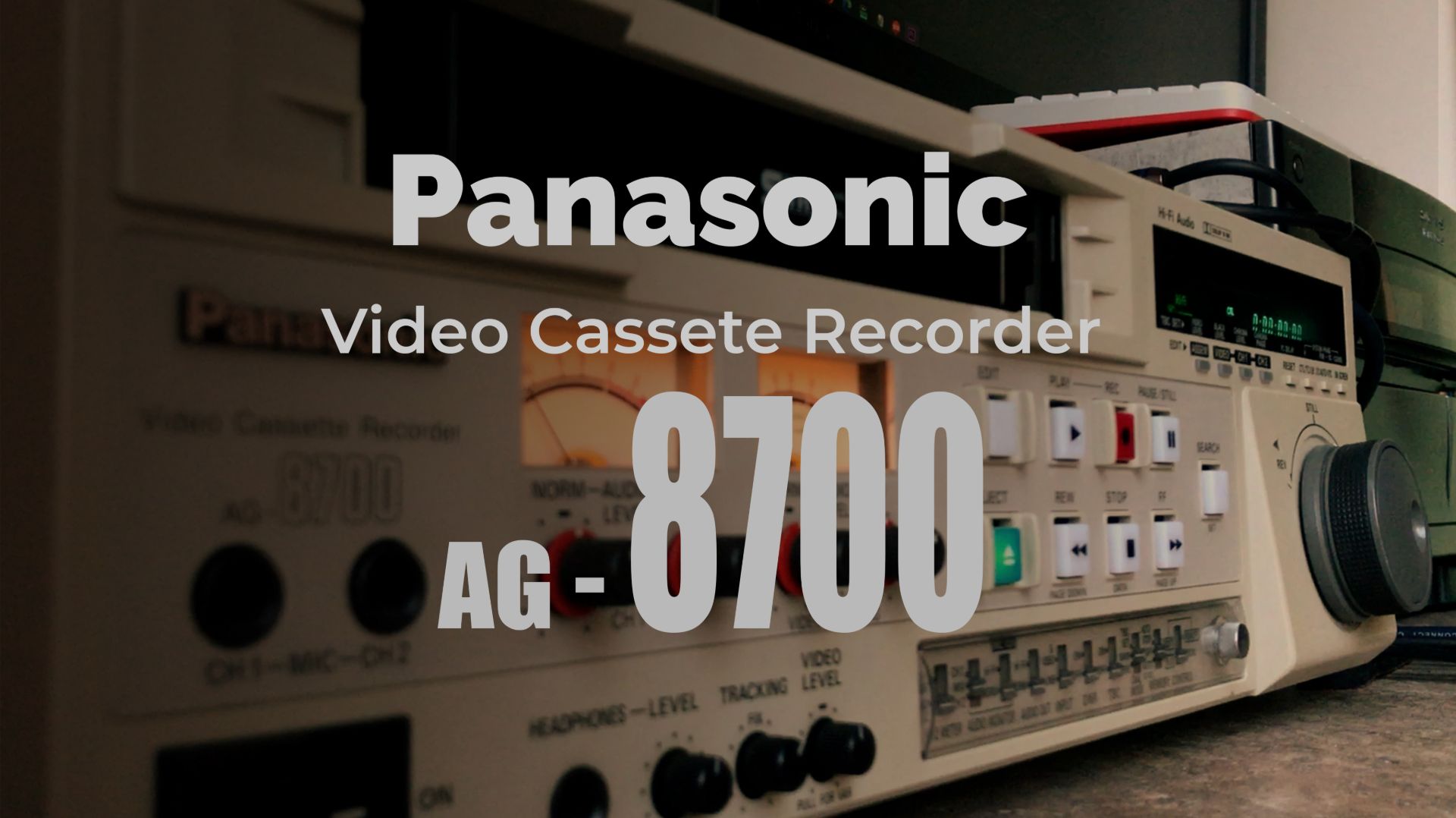 Видеомагнитофон Panasonic AG-8700 S-VHS/VHS смотреть онлайн