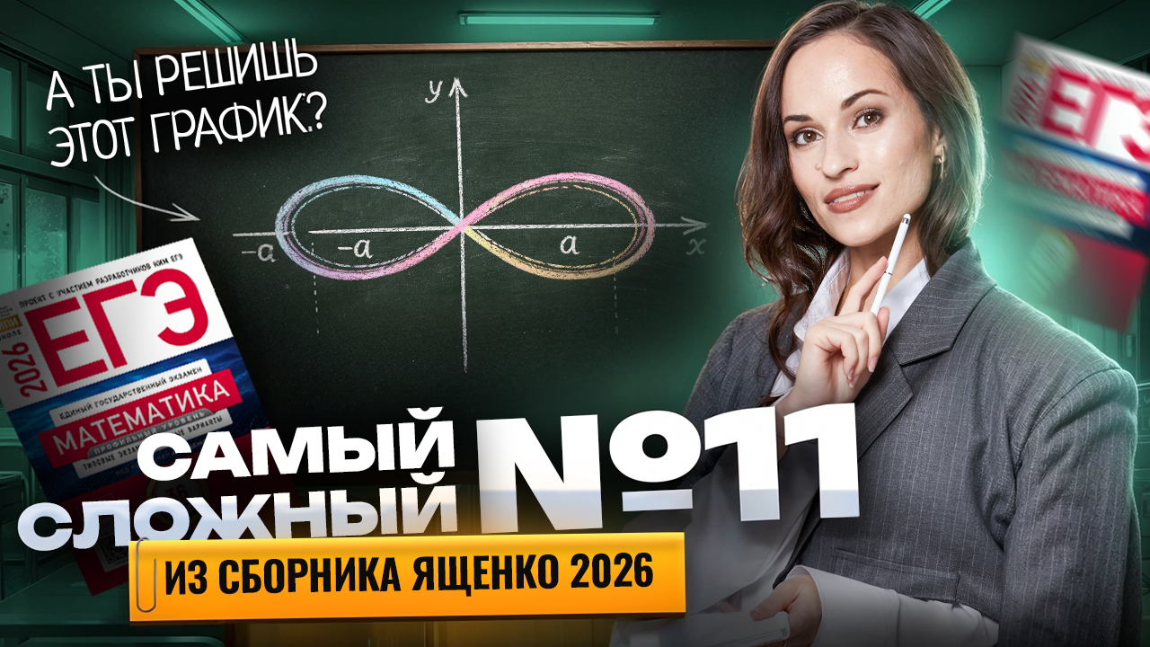 Самое сложное 11 задание из Ященко 2026 | ЕГЭ профильная математика | Умскул смотреть онлайн