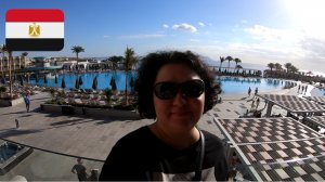 #4 Гуляю по территории отеля. Ужин и завтрак в V Hotel Sharm El Sheikh 5*. Египет. Декабрь 2025