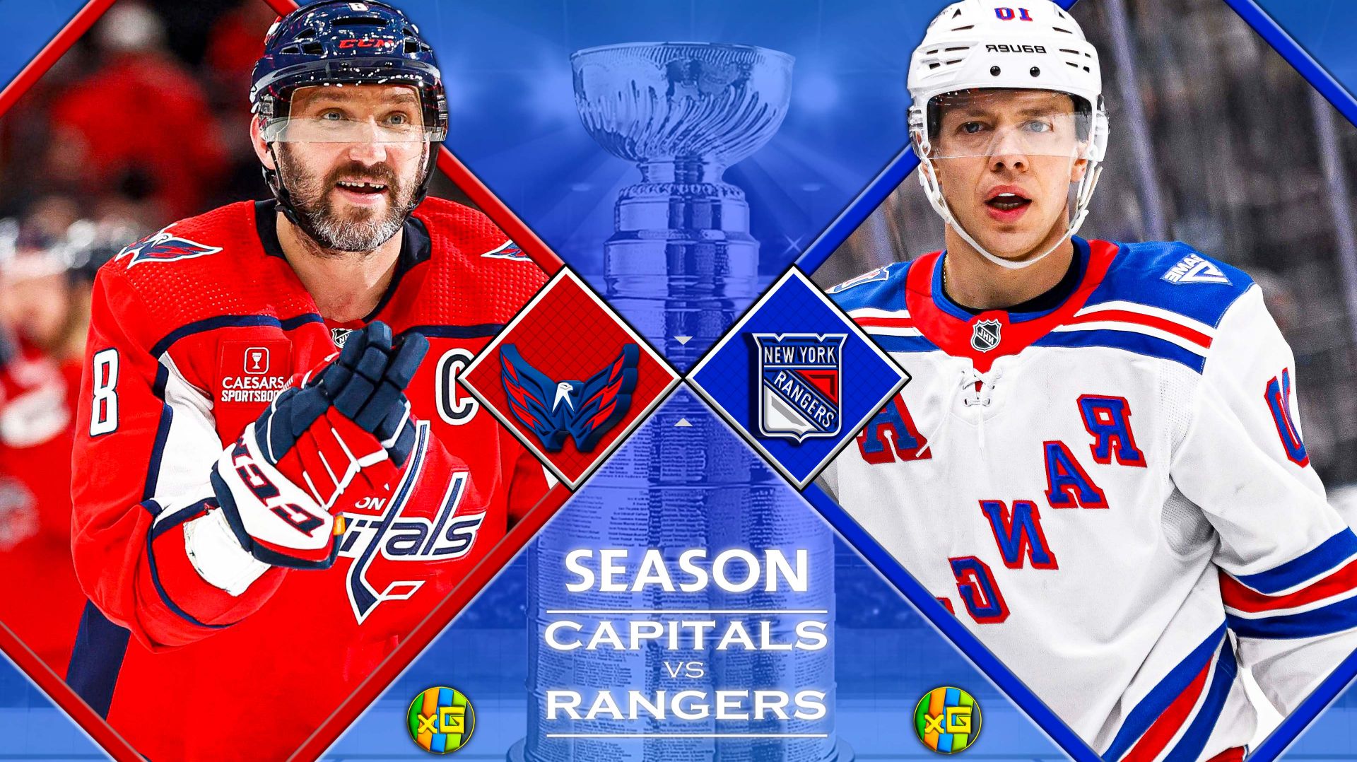 Вашингтон - Нью‑Йорк Рэйнджерс | НХЛ | 24.12.2025 | Прямая трансляция | xG смотреть онлайн