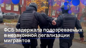 ФСБ задержала подозреваемых в незаконной легализации мигрантовmp4