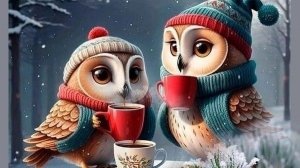 Пробуждение зимы-доброе утро в снежном царстве. Шикарная музыкальная открытка.