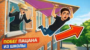 Побег Пацана из Школы! Полное Прохождение Через Летательный Аппарат!