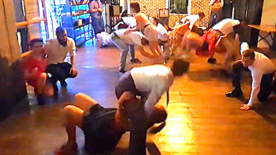 Групповое выступление в стиле буги-вуги с Сондре и Таней. #Танцы смотреть онлайн