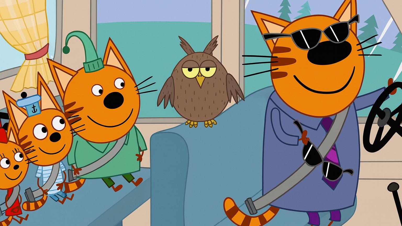 Три Кота — Мультфильм для Детей | Путешествие | Три Кота Мультик Смотреть | Развивающая Игра смотреть онлайн