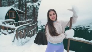 ❄️ Уединённый отдых с банькой в заснеженных горах.