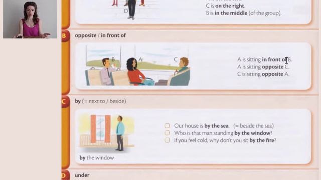 предлоги места under / behind/ opposite смотреть онлайн