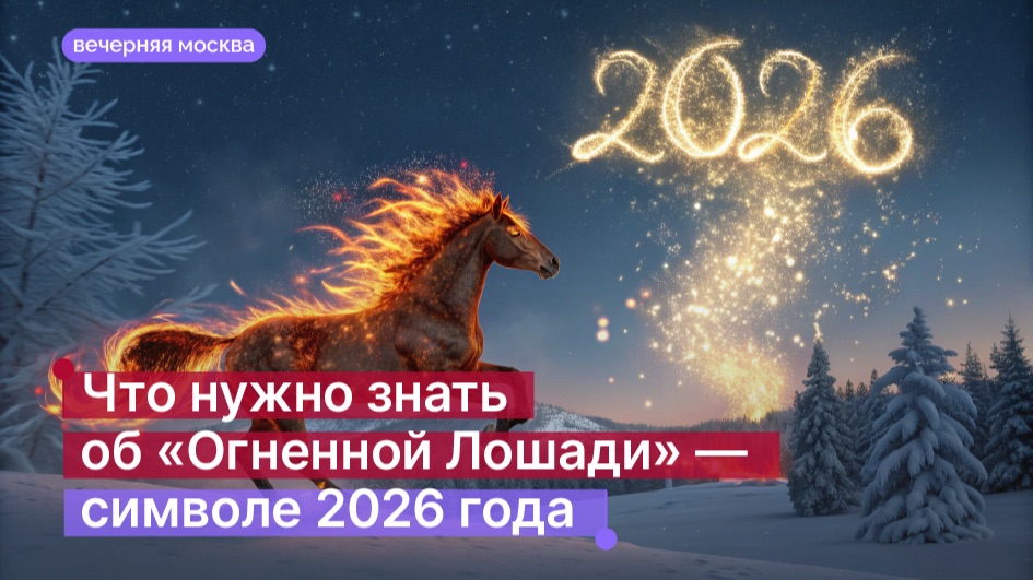 Что нужно знать об «Огненной Лошади» — символе 2026 года? // Вечерняя Москва смотреть онлайн