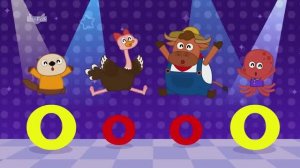 Letters and Sounds _ Letter O, P, Q _ Phonics _ Alphabet Sounds _ Phonics Songs _ Little Fox