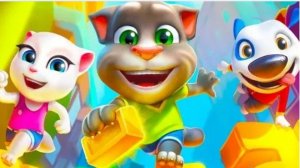 Говорящий Том бег за золотом.Бегите, прыгайте и мчитесь с Говорящим Томом в увлекательной погоне за