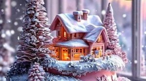 Снежная симфония- доброе утро зимой. Музыкальная открытка.