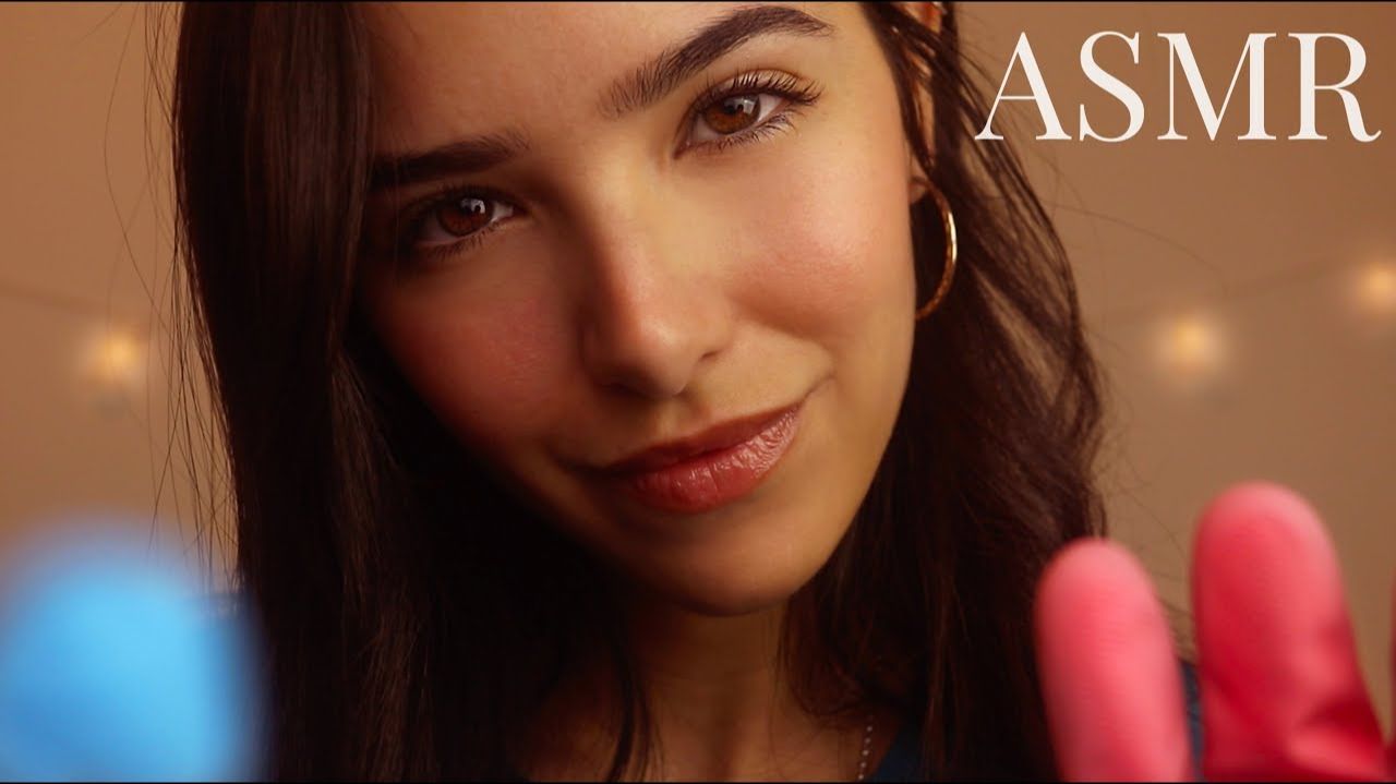 ASMR Tapping on YOU! (Nails, Sponges, Gloves, Tools, Closeup Whispering) смотреть онлайн