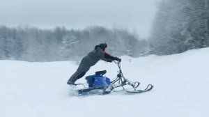 Мотобуксировщик СИГМА-3 (Ижтехмаш). Изменения в конструкции. Мотофристайл на буксировщике.