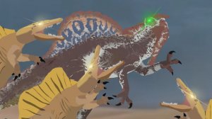 Спинозавр (пюп3) vs Спинозавры (мюпв) | Анимация