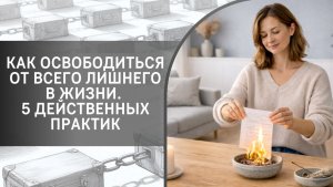 Как освободиться от всего лишнего в жизни. 5 действенных практик