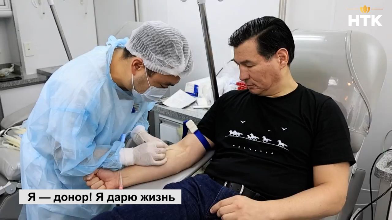 Глава Калмыкии принял участие в региональной акции «Я — донор! Я дарю жизнь» смотреть онлайн