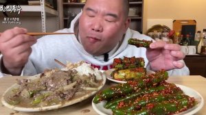 Мукбанг по Корейски,перец кимчи