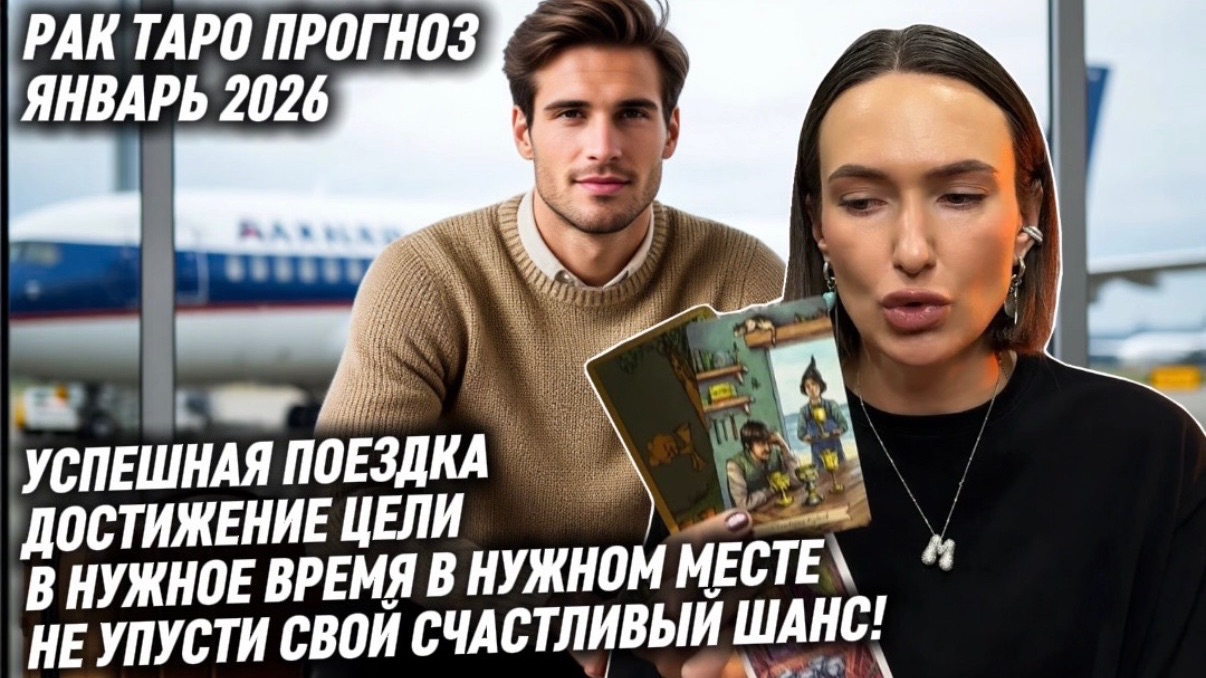 РАК ♋️ - Таро прогноз на Январь 2026 года. НЕ УПУСТИТЕ СВОЙ ШАНС 🍀 ВСЕЛЕННАЯ ДАРИТ ВОЗМОЖНОСТЬ ✨