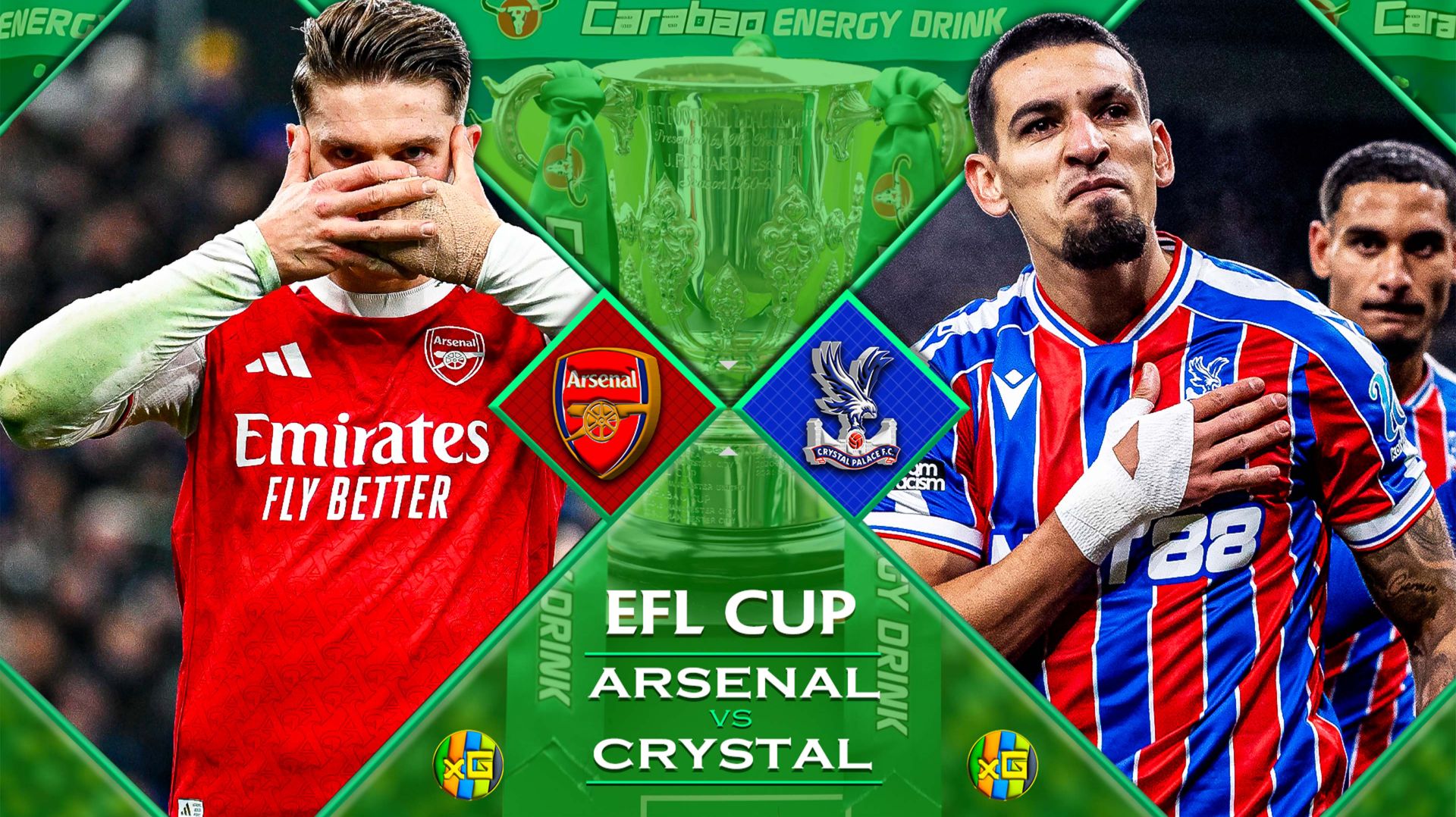 Арсенал - Кристал Пэлас | 23.12.2025 | Футбол | Кубок лиги | Прямая трансляция смотреть онлайн