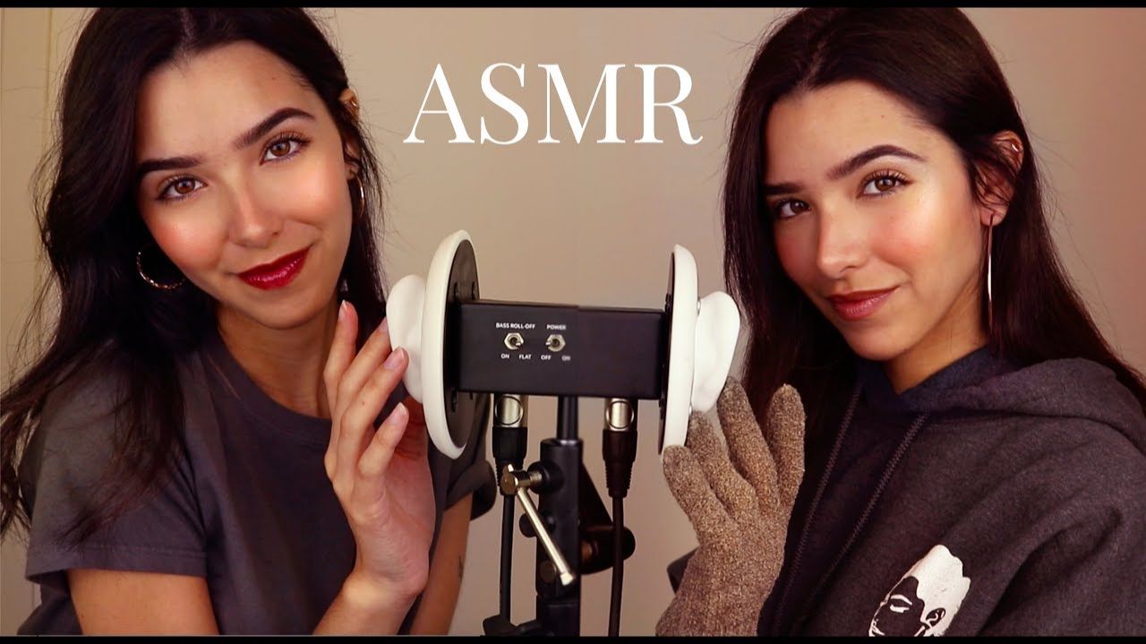 ASMR Twin Ear Cleaning (+ Ear Oil Massage, Ear Brushing, Ear Tapping And Tingly Sounds)