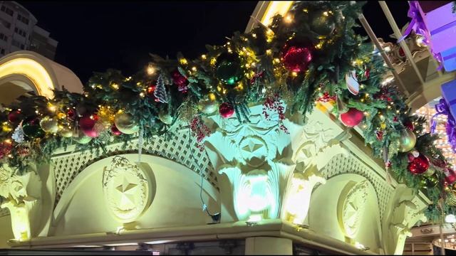 Так выглядит Москва зимой новогодняя ночная прогулка 😱🎄✨ смотреть онлайн