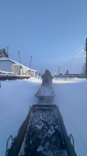 Довезли до работы в -46