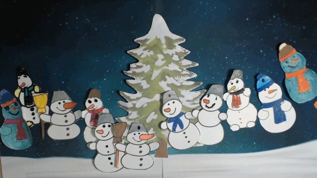 Весёлые снеговики