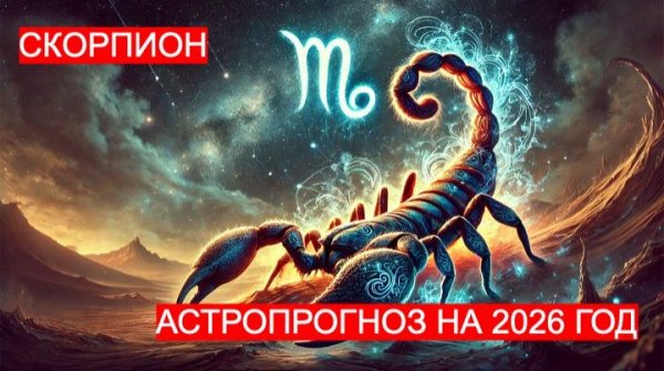 АСТРОПРОГНОЗ НА 2026 ГОД ДЛЯ СКОРПИОНА. ОБНУЛЕНИЕ СТАРОГО И СОЗДАНИЕ НОВОГО