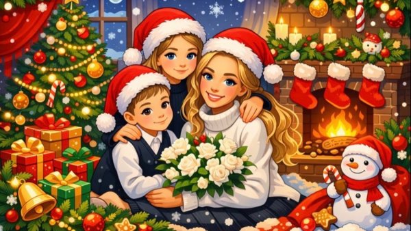 Дед Мороз передал посылку