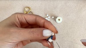 Серьги из бисера и бусин 🌞