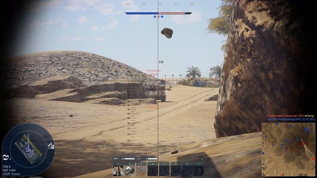 Один выстрел – одна цель. Жесткие удары в War Thunder смотреть онлайн