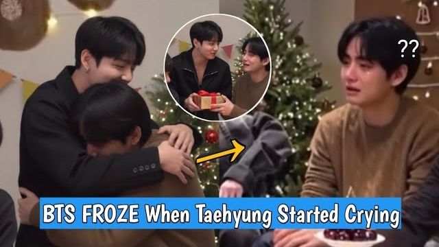 Тэхён попытался улыбнуться… Но подарок Чонгука сломил его — все BTS замерли, когда он начал плакать смотреть онлайн
