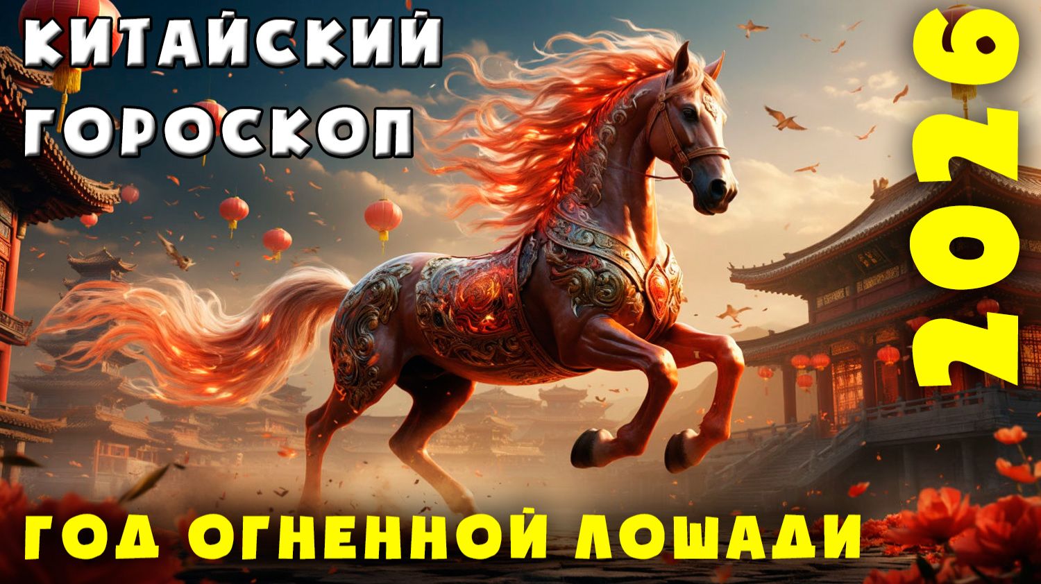 🐎 Китайский гороскоп на 2026 год — Год Огненной Лошади смотреть онлайн