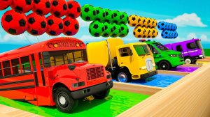 Мультяшки про машинки с Уличными Транспортными Средствами и Летающими Машинками для Малышей