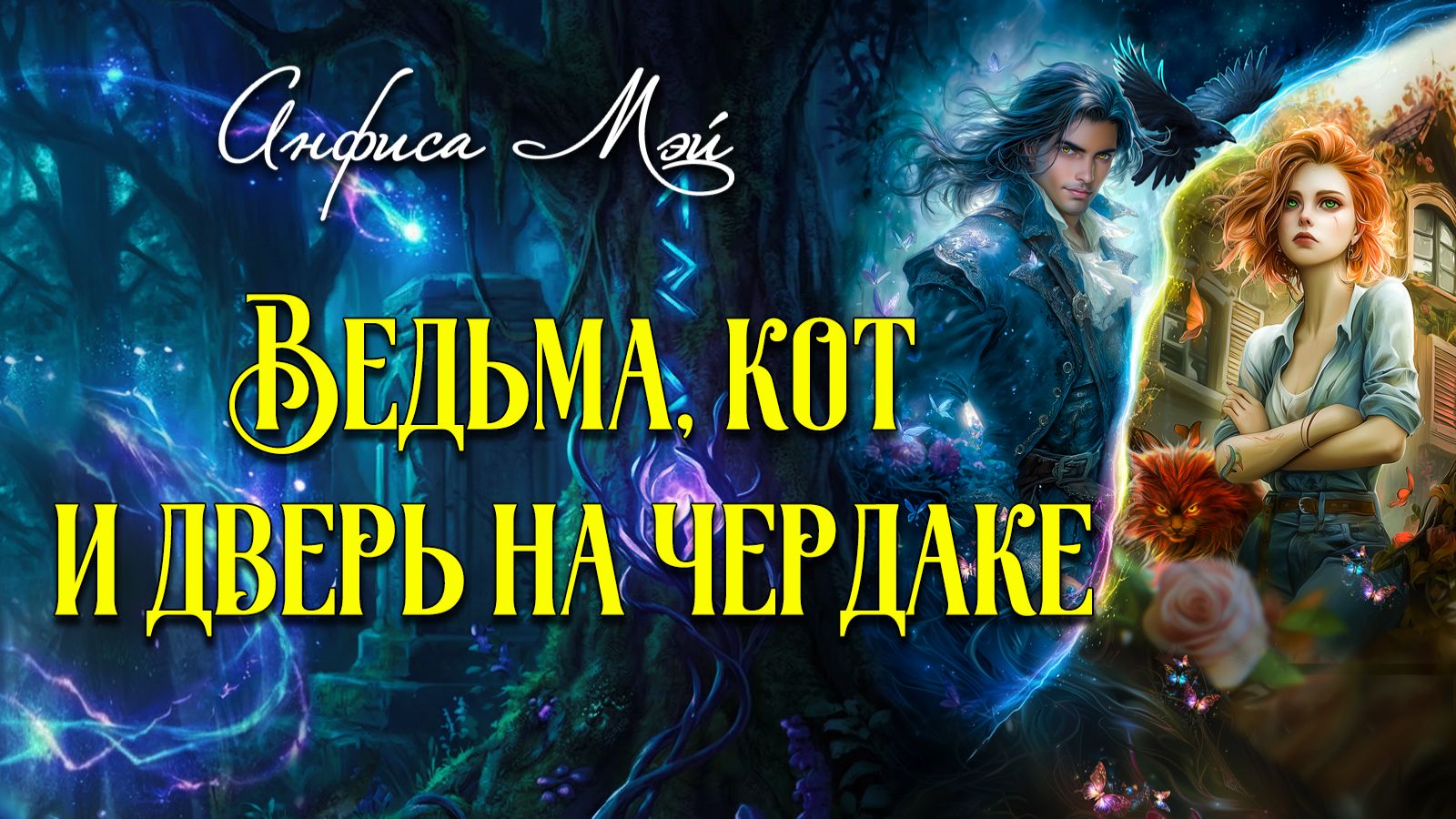 Буктрейлер к роману Анфисы Мэй "Ведьма, кот и дверь на чердаке" смотреть онлайн