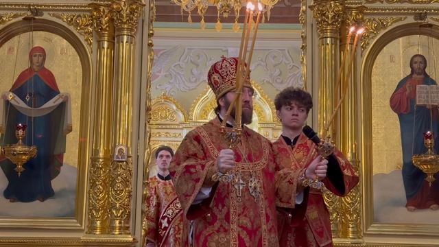 МИТРОПОЛИТ ИГНАТИЙ ВОЗГЛАВИЛ СОБОРНОЕ МОЛЕНИЕ О ПОБЕДЕ И НАСТУПЛЕНИИ МИРА В ПОКРОВСКОМ СОБОРЕ смотреть онлайн