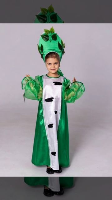 Карнавальный костюм Берёзка для девочек смотреть онлайн