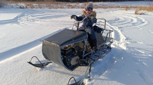Покатушки на снегоходе 7 л.с