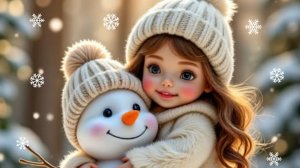 С добрым зимним утром. Красивая музыкальная открытка.