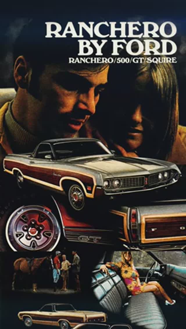 Ford Ranchero Scrambler Мощный Грузовичок для перевозки Мопедов #Shorts