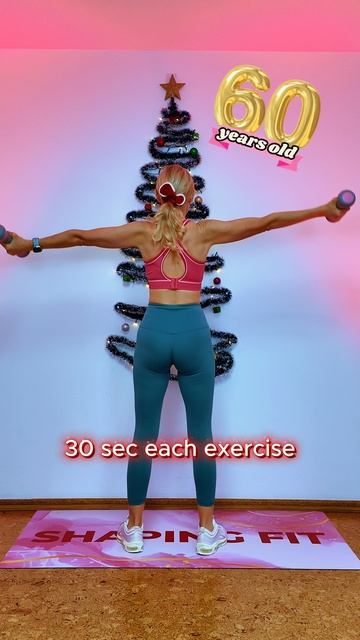 5 упражнений для тонуса рук, плеч и спины | Тренировка с гантелями стоя смотреть онлайн