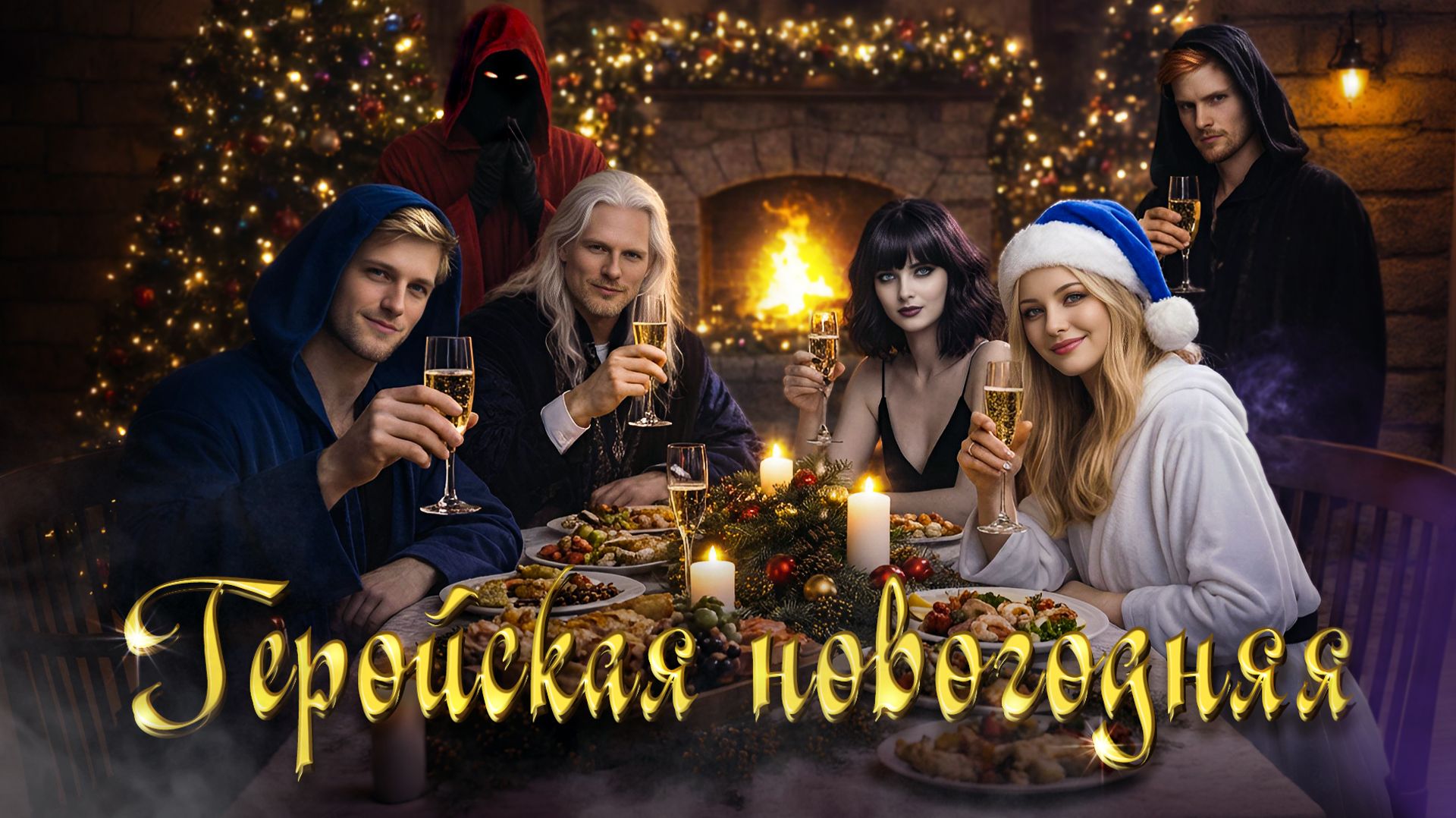 Геройская новогодняя (поздравление в песне) с Новым годом от героев в мантиях смотреть онлайн