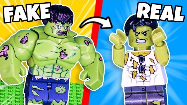 ЛЕГО Распаковка ВСЕХ минифигурок LEGO ХАЛК смотреть онлайн